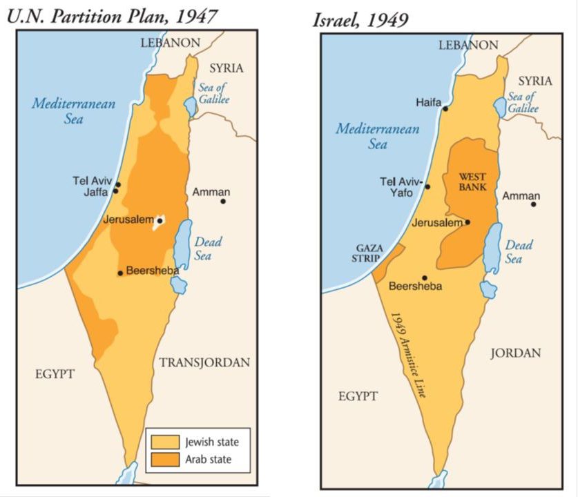 Границы палестины 1967. Территория Израиля и Палестины в 1947 году. Арабо-израильская война 1948-1949 карта. Палестина до 1948 года карта. Палестина Израиль 1947.